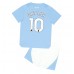Tanie Strój piłkarski Manchester City Jack Grealish #10 Koszulka Podstawowej dla dziecięce 2023-24 Krótkie Rękawy (+ szorty)